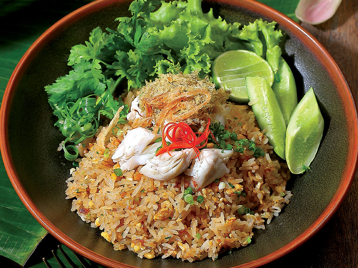 ข้าวผัดมันปูKhao Pad Man Pu