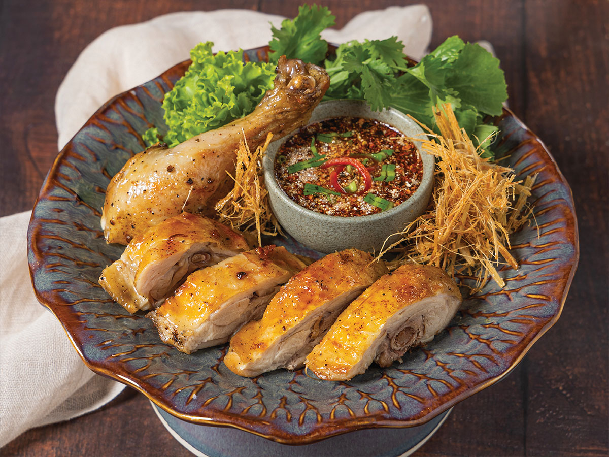 ไก่ย่างตะไคร้Grilled Chicken with Thai Herbs