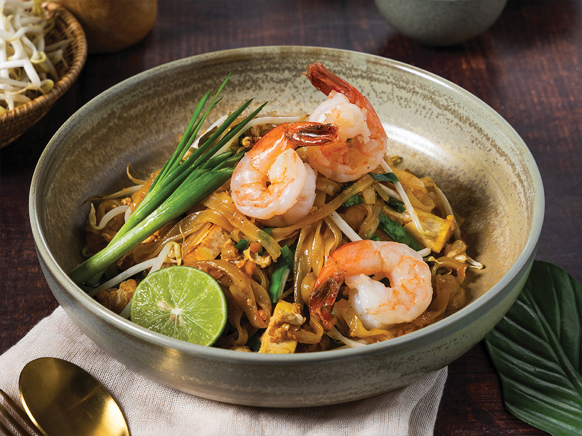 ผัดไทยกุ้งPrawn Pad Thai